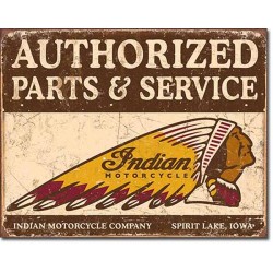 Plaque métal vintage, décorative authorized indian