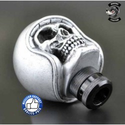 Bikers-Custom : Pommeau de vitesses helmet skull