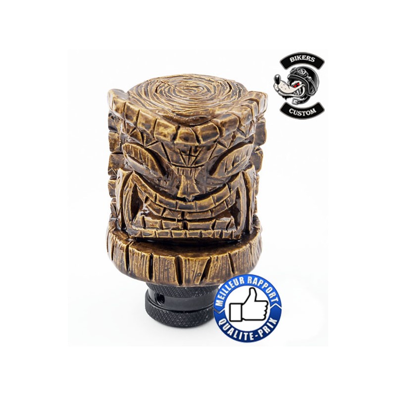 Bikers-Custom : Pommeau de vitesses tiki