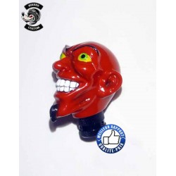 Bikers-Custom : Pommeau de vitesses red devil