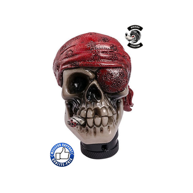 Bikers-Custom : Pommeau de vitesses corsaire