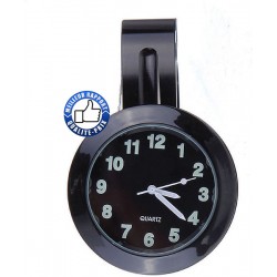 Bikers-Custom : Montre de guidon pour Harley et custom noir ou chrome