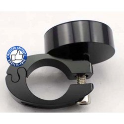 Bikers-Custom : Montre de guidon pour Harley et custom noir ou chrome