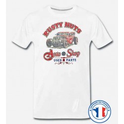 Bikers-Custom : T shirt biker rusty