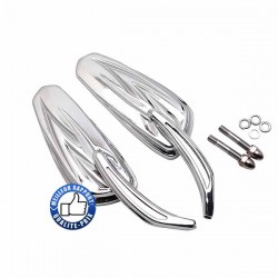 Bikers-Custom : Rétroviseurs classic maxt chrome