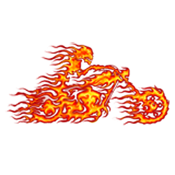 Bikers-Custom : T shirt biker the ghost rider