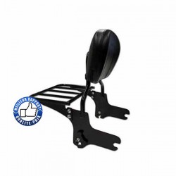 Bikers-Custom : Sissy bar noir pour touring de 97 à 2008