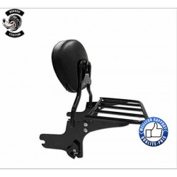 Bikers-Custom : Sissy bar noir pour touring de 97 à 2008