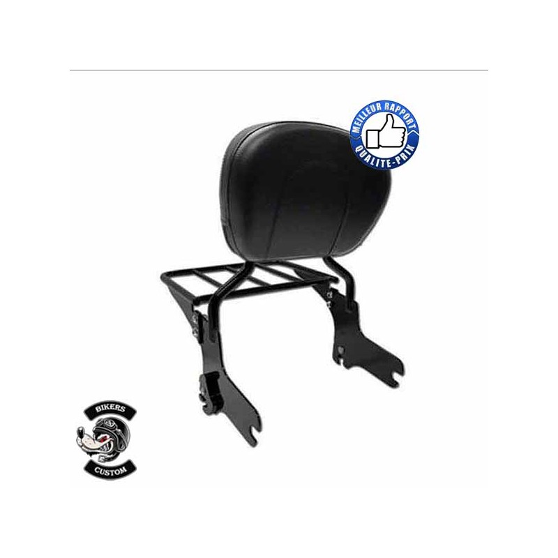 Bikers-Custom : Sissy bar noir pour touring de 97 à 2008