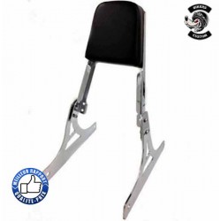 Sissy bar avec pad chrome pour softail de 2000-2006
