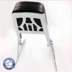 Bikers-Custom : Sissy bar avec pad chrome pour softail de 2000-2006