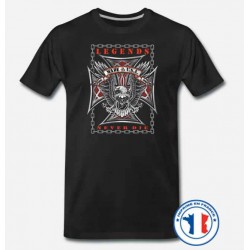 T shirt biker legend neverdie