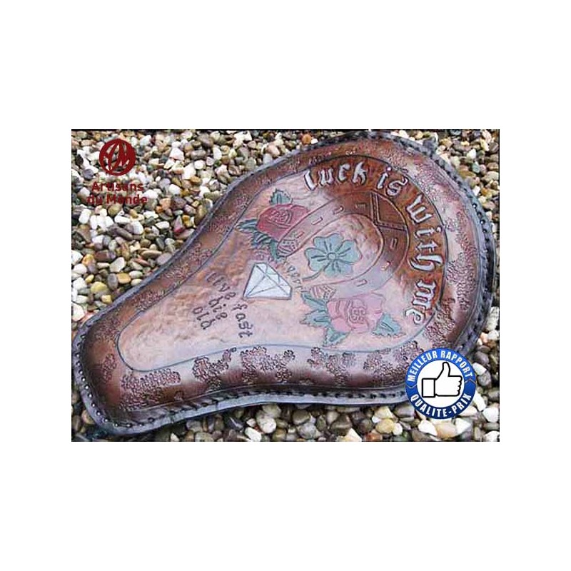 Bikers-Custom : Selle artisanale, luck
