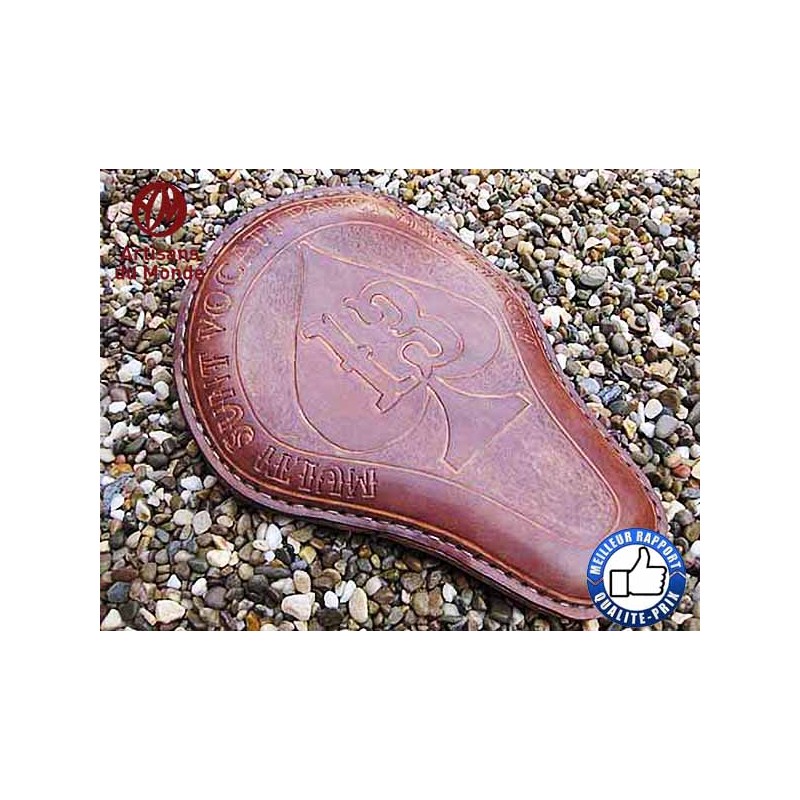 Bikers-Custom : Selle artisanale, as de pique
