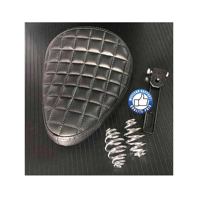 Bikers-Custom : Selle custom ice cube noir
