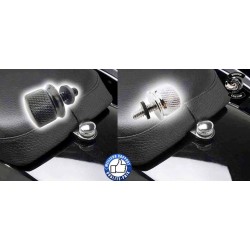 Vis de selle knuled en chrome ou noir