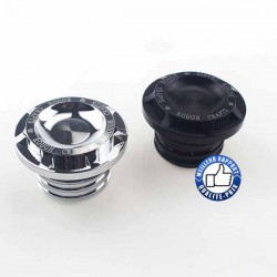 Bikers-Custom : Bouchon de réservoir rough crafts noir ou chrome