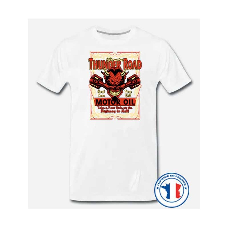 Bikers-Custom : T shirt biker thunder road
