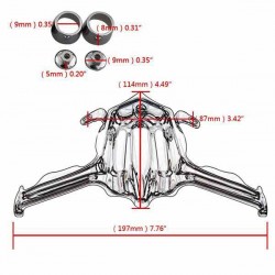 Bikers-Custom : Couvre poussoirs moteur Harley de 2000 à 2016