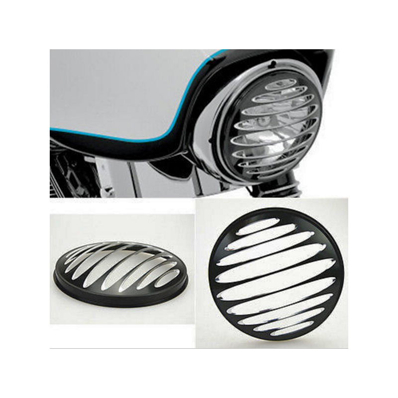 Bikers-Custom : Grille de phare Harley FLH 7'