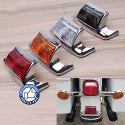 Enjoliveur de garde boue arrière avec éclairage pour Harley de 1986...
