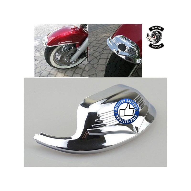 Bikers-Custom : Emblème de garde boue avant FLH, FLS de 1980 à 2009