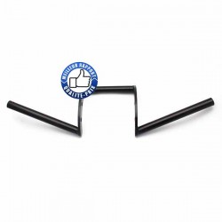 Bikers-Custom : Guidon pullback noir pour Harley et Custom
