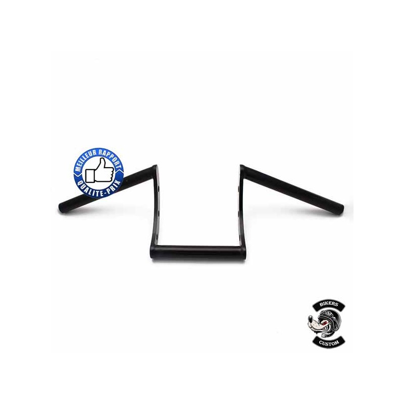 Bikers-Custom : Guidon pullback noir pour Harley et Custom