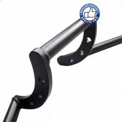 Bikers-Custom : Guidon pullback noir pour Harley et Custom