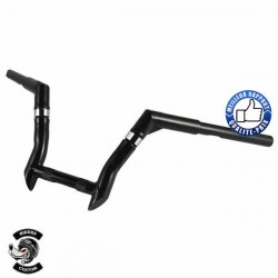 Guidon noir out space frico 8 inch pour Harley et Custom