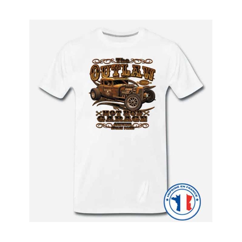 Bikers-Custom : T shirt biker outlaw