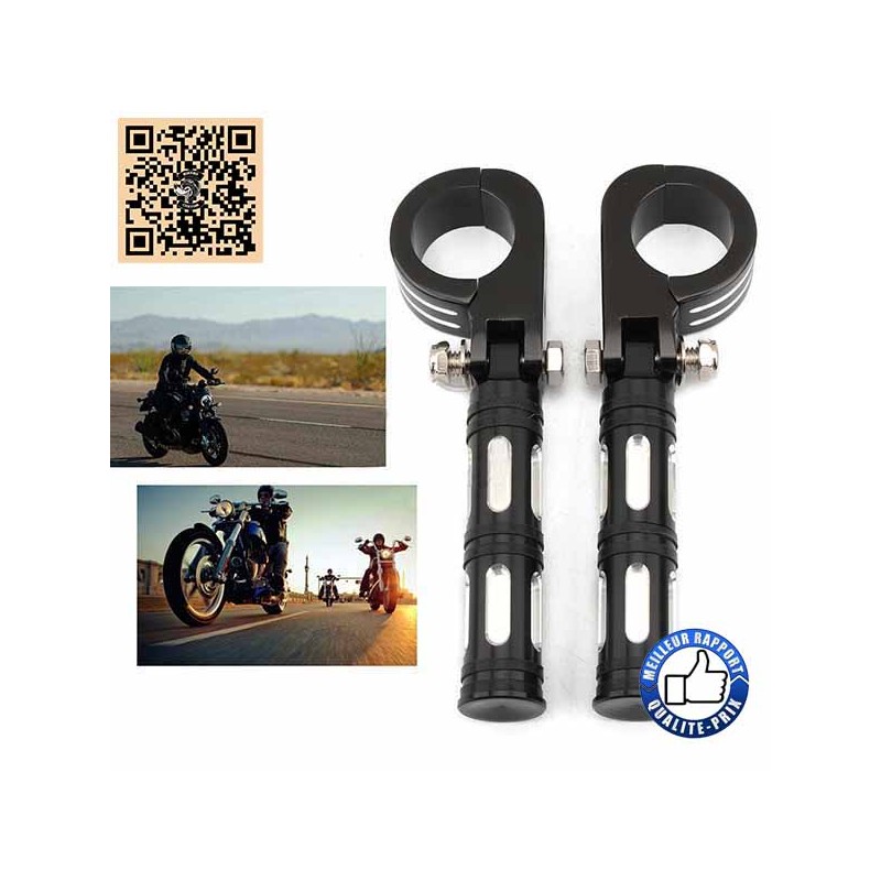 Bikers-Custom : Kit complet repose pieds deep pour harley et custom