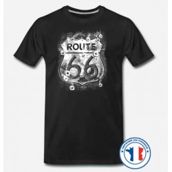 Bikers-Custom : T shirt biker old road 66