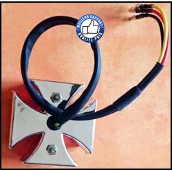 Bikers-Custom : Feux arrière croix de malte