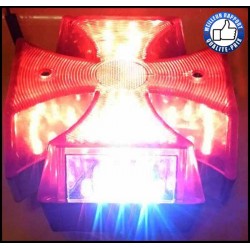 Bikers-Custom : Feux arrière croix de malte grand model