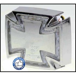 Bikers-Custom : Feux arrière croix de malte chrome