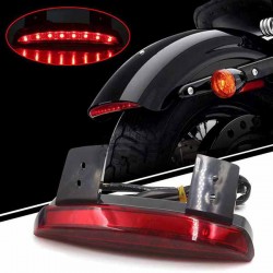 Feux arrière sous garde boue pour sportster avec clignotants