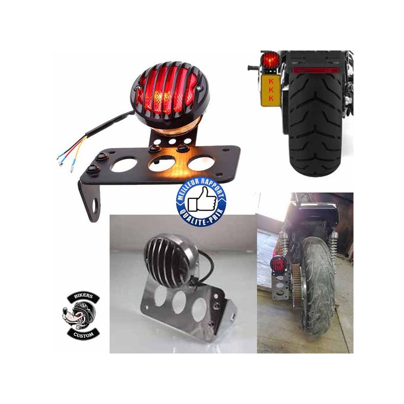 Bikers-Custom : Support de plaque latéral Rodder