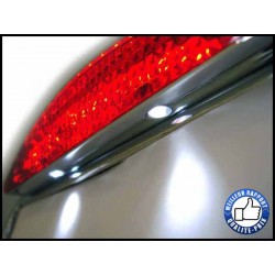 Bikers-Custom : Support de plaque latéral en chrome ou noir
