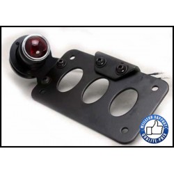 Support de plaque latéral noir