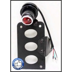 Bikers-Custom : Support de plaque latéral noir
