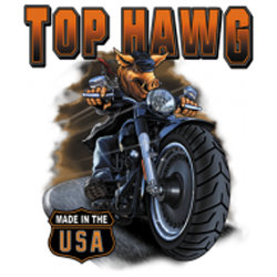 Bikers-Custom : T shirt biker top hawg