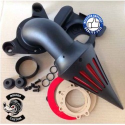 Filtre à air spike noir pour Harley injection de 2008-2012