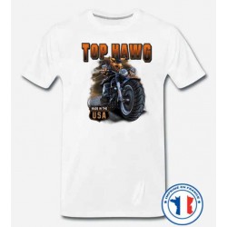 Bikers-Custom : T shirt biker top hawg