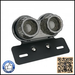 Bikers-Custom : Feux arrière isincer double light avec support de plaque