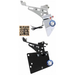 Support de plaque latéral sharp en chrome ou noir
