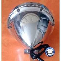 Bikers-Custom : Phare avant comet chrome ,  pour Harley, custom