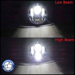 Bikers-Custom : Phare leds avant Daymaker pour Harley EN 7"