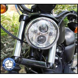 Bikers-Custom : Phare leds avant Daymaker pour Harley EN 7"