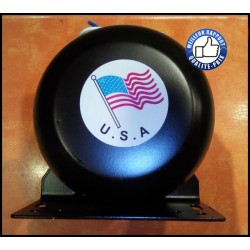 Bikers-Custom : Haut parleur, speaker noir seul de 200w